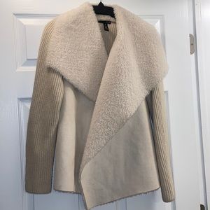 Aqua drape cardigan